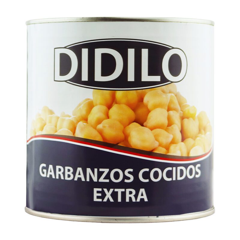 Didilo branded Cooked chickpeas in a can