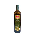 A bottle of Sofra Tunisian Extra Virgin Olive Oil on a plain white background.