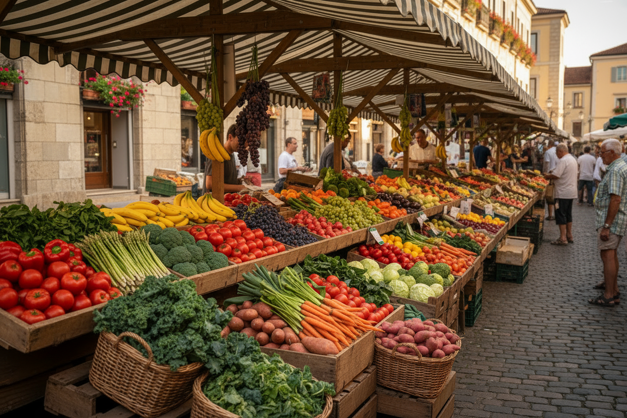 Fruit and Vegetable Market Stall